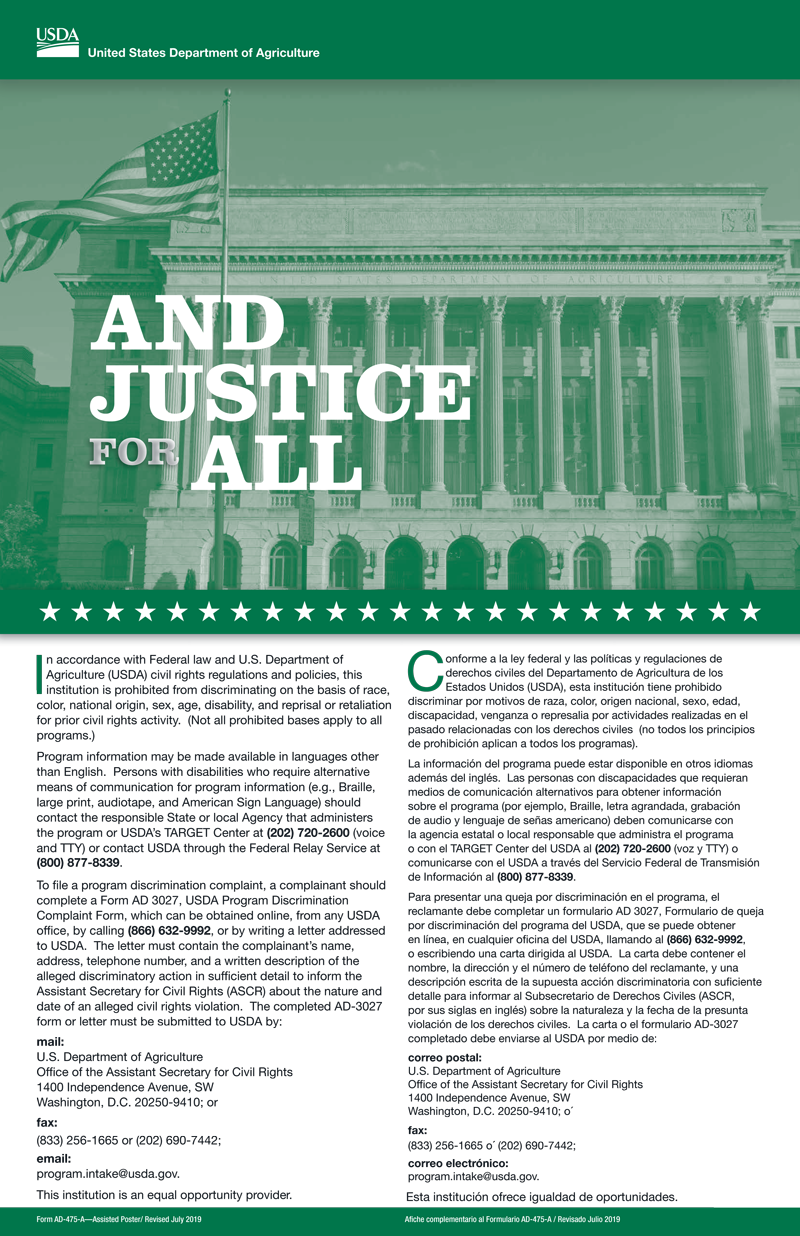 Justice for All Flier